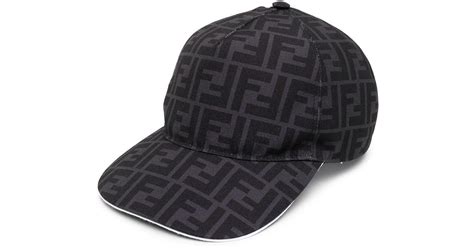 casquette fendi homme noir|casquette fendi noir.